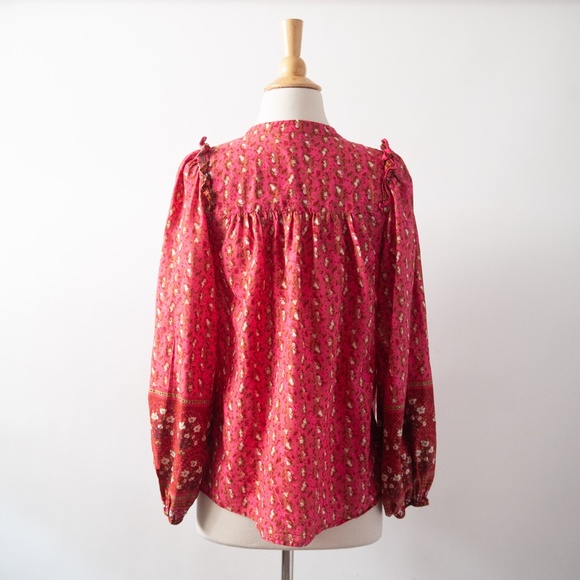 Joie Western Ruffle Button Down Top | Cowgirl - Picture 7 of 10
